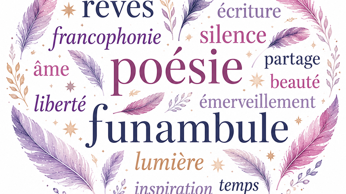 Nuages de mots et plumes poetiques