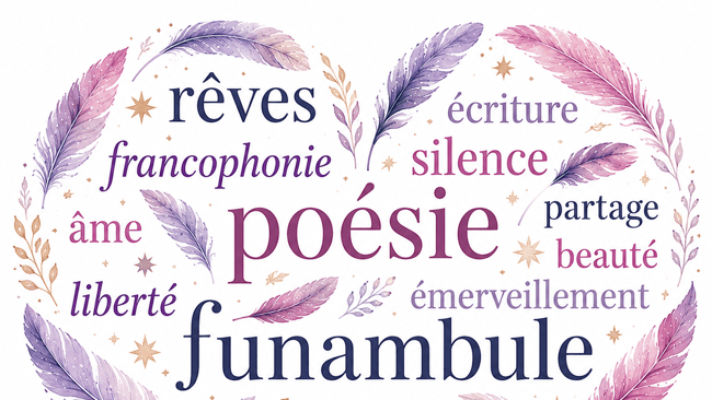 Nuages de mots et plumes poetiques