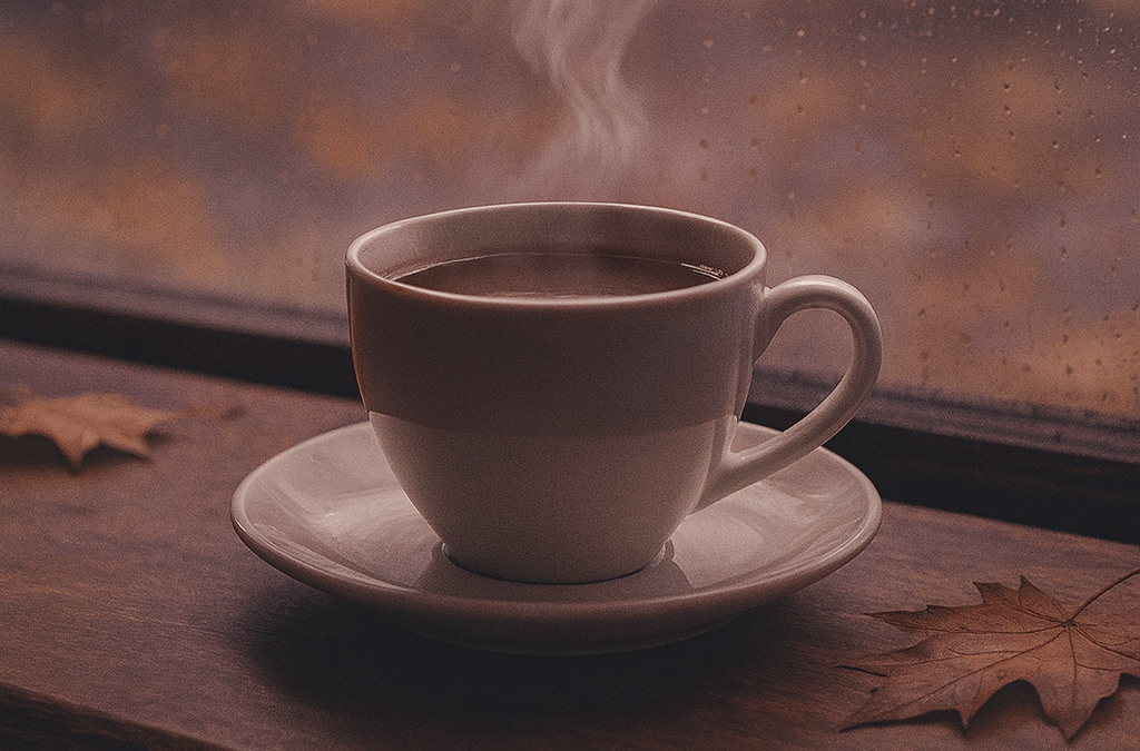 The chaud et feuille d automne